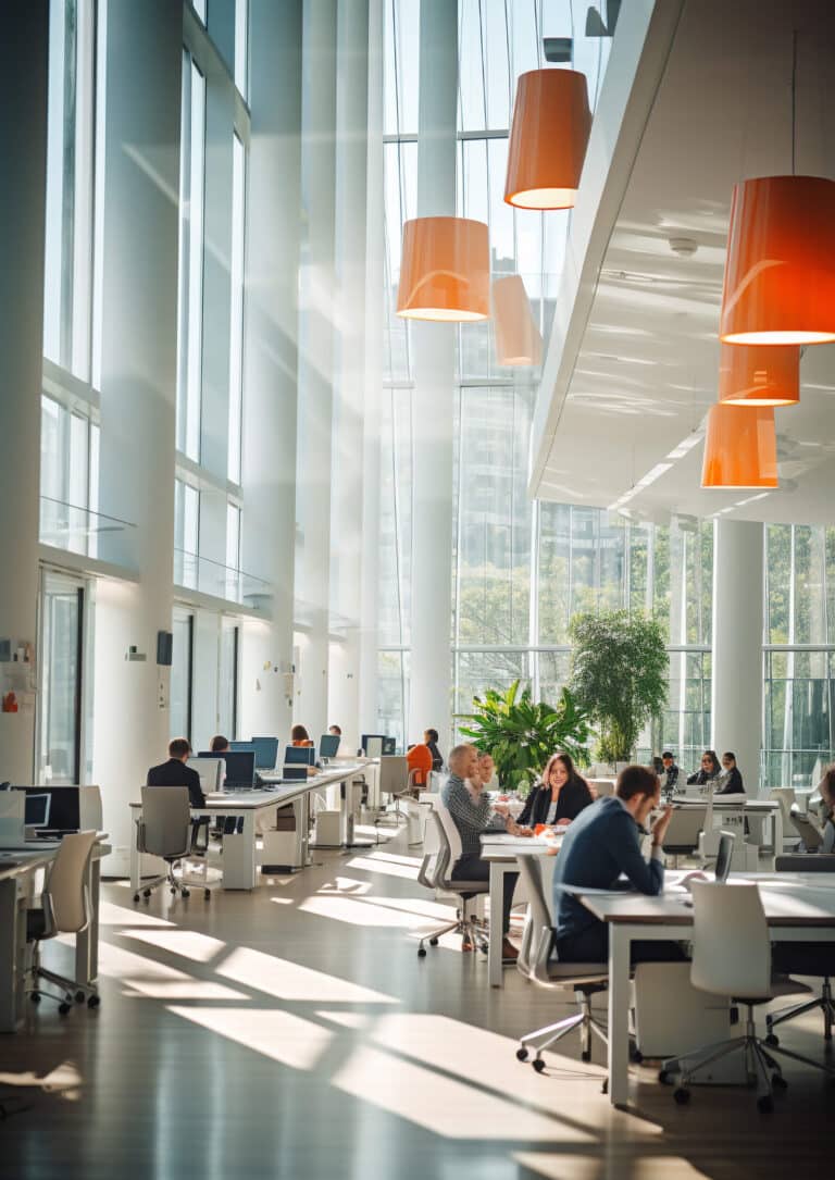 A light, airy, modern workplace