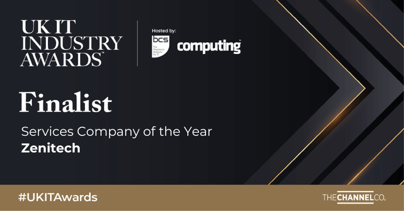 Finalist Zenitech- IT Industry Awards Services Company of the Year